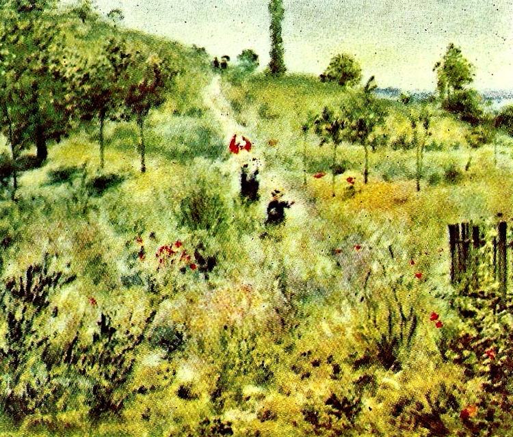 Pierre-Auguste Renoir stigen upp over faltet